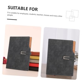 Operitacx 1 x Storage Notepad Planner Diary Planning Notepad Notebooks for Work Refillable Folder Cover Work Notepad Business Planner Notebook