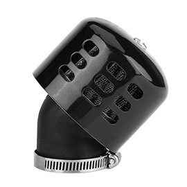 Juego de filtros de aire de admisión de 35 mm con cabeza de hongo para motocicleta de 100 a 150, color negro