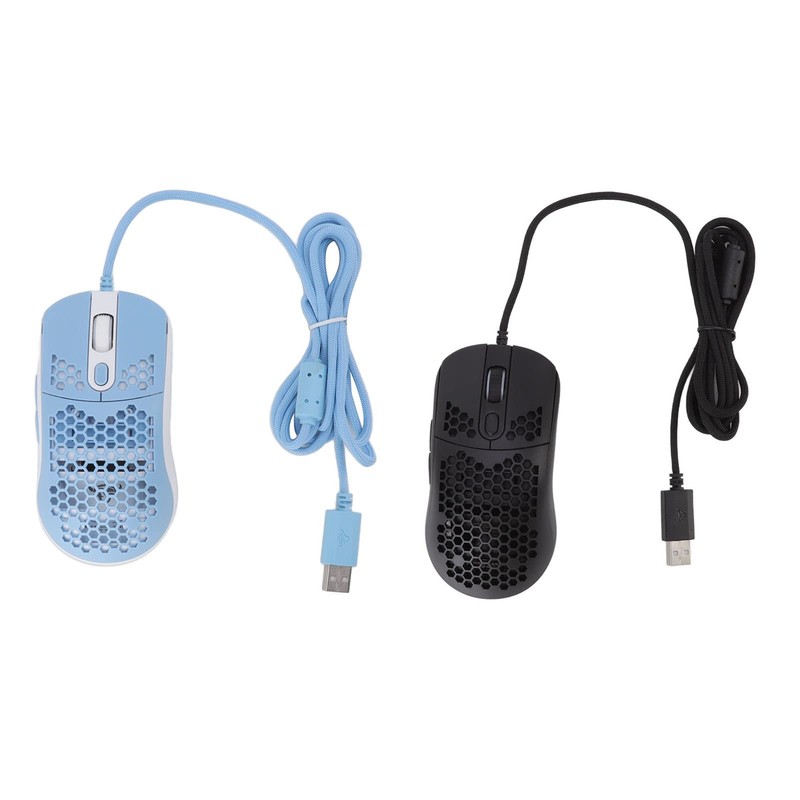 Pro Wired Gaming Mouse - 12000 DPI, Honeycomb Shell, RGB