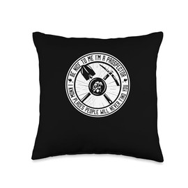 Prospecting Shovel Pickaxe Miner Mining Gems - Prospector Throw Pillow