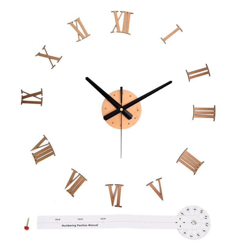 Wall Clock - Acrylic Hanging Clock Silent Wall Clock DIY