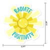 MightySkins Radiate Positivity Peel and Stick Art Removable Cute Stylish