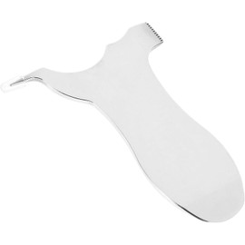 Permanente de Pestañas Cepillo Peine en Forma Y de Acero Inoxidable, Portátil y Fácil de Limpiar, para Manualidades y Salones de Belleza