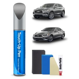 KAD Gun Metallic Touch Up Paint Kit Compatible with Infiniti Exact Match Car Scratch Repair Touch Up Paint Kit