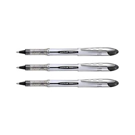 UNI-BALL Vision Elite UB200 Liquid Ink Medium Tip 0.8mm Black (Pack of 3)