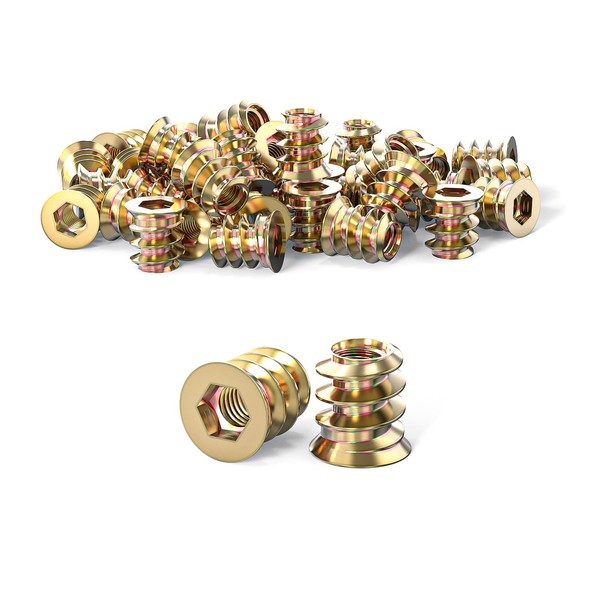 ORTAVA Screw Nut M5 x 10 mm, Pack of 40