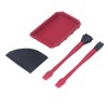 4Pcs Silicone Glue Kit 2 Brush 1 Comb and 1