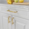 Amerdeco 10 Pack Brushed Gold Cabinet Pulls 5 Inch(128MM) Hole