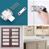 Queerelele Door Bolt Latch, Pack of 2 Rotating Bolt Lock,