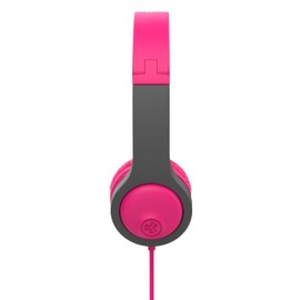 JLab JBuddies Folding Kids Wired Headphones Gen 2, Pink/Grey, Toddler Headphones, Noise Isolation, Kids Safe, Volume Limiting Headphones, Headphones for Children Ages 2+