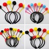 Children's Day Cartoon Animal Headband: Small Bee & Ant Design for Badminton and Kids' Performances Spring Black 15ea