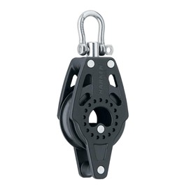 HARKEN Sailing Dinghy Boat & Yachting - Single Swivel Carbo Block With Becket 341 - Block Size - 40mm