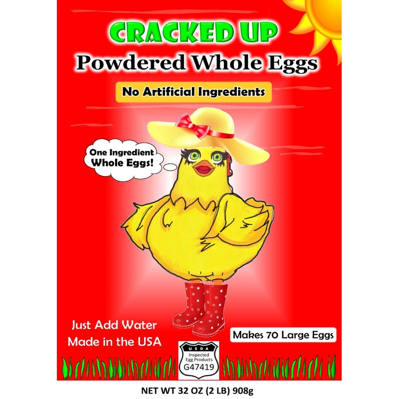4 POUNDS (64 OZ), 140 Servings, Cage-Free Whole Eggs, 2-Pack,