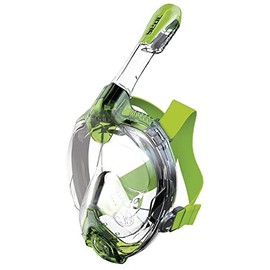 Seac Libera Full Face Snorkeling Mask with Quick Release Buckles, L/XL