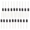 20pcs 1 N4007 1 A 1000 V Through Hole Axial