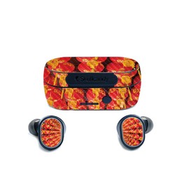 MightySkins Carbon Fiber Skin for SkullCandy Sesh True Wireless Earbuds - Chinese Lanterns | Protective, Durable Textured Carbon Fiber Finish | Easy to Apply | Made in The USA