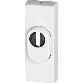 ABUS RSZS316 W SB Protective Escutcheon Plate with Cylinder Protection for Metal Doors White 09409