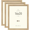 VCK 16x20 Solid Wood Poster Frames for Wall, Natural Oak