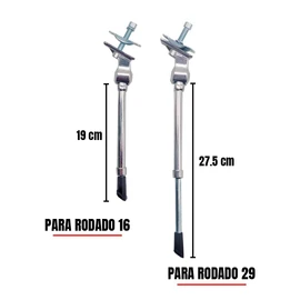 ALTREGO Parador Bicicleta Pata de Cabra Central De Aluminio con Extensión Rodado 16 a 29