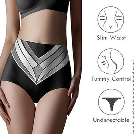 LEEWENYAN Titanium Fibre Tourmaline Shorts, Black+white, XL