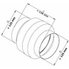 Kondenswassersammler Kondenswasserabscheider ø 125 mm weiß