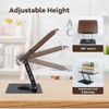 comfoyar Adjustable Book Stand for Reading, Foldable Textbook Reading Stand