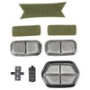 Max Fuchs US Helmet "Fast-Paratroops " OD Green ABS-Plastic