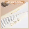 200-Pack Gold Paper Clips, Premium Metal Water Drop Design, Small