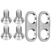 Mountain Bike Pedal Cleats Mounting Screws and Washers Titanium Alloy