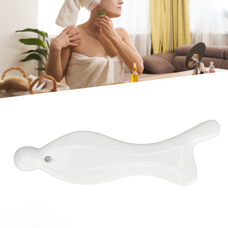 Facial Massager Gua Sha Tool Ceramic Reduce Puffiness Face Sculpting