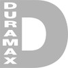 Duramax D Logo (12", Silver)