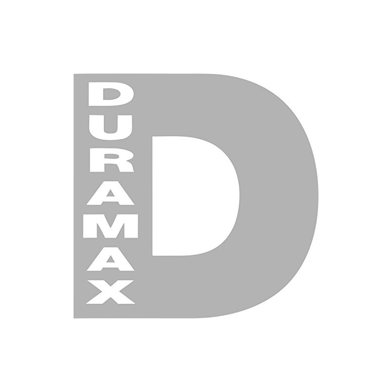 Duramax D Logo (12", Silver)