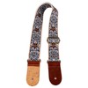 Embroidered Ukulele Strap Ethnic Style Adjustable Length Nylon Leather Comfortable