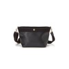 Topkapi Ripple Shoulder Bag, Slim, Mini Shoulder Bag, Black