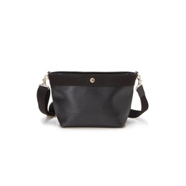 Topkapi Ripple Shoulder Bag, Slim, Mini Shoulder Bag, Black