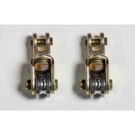 HI-GEAR Wire Rope Pulley Block No Hook, 3 Ton (6,600 LBS) Working Capacity, Compatible Rope Size Up to 7/16'', Package of 2.