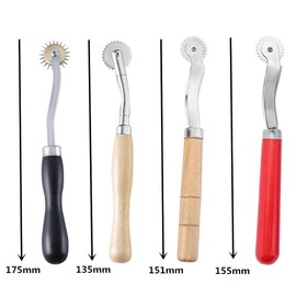 Esforzarse Tracing Wheel Sewing Tool,4PCS Tracing Wheel Stitching Wheel Tool Tracing Wheel Sewing Tool Needle Point Tracing Wheel,for Leathercraft Professional Stitch Marking Spacer and DIY Sewing