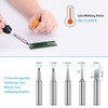 TABIGER Soldering Iron Kit - 60W Temperature Adjustable Electric Solder