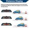 Hihaha Car Auto Vehicle Reverse Backup Radar System LED Distance