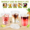 KISEER 60 Pack 16 oz Clear Plastic Cups Disposable Iced