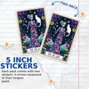 (2 Pack) The Cat Lady Tarot Card Stickers - Funny