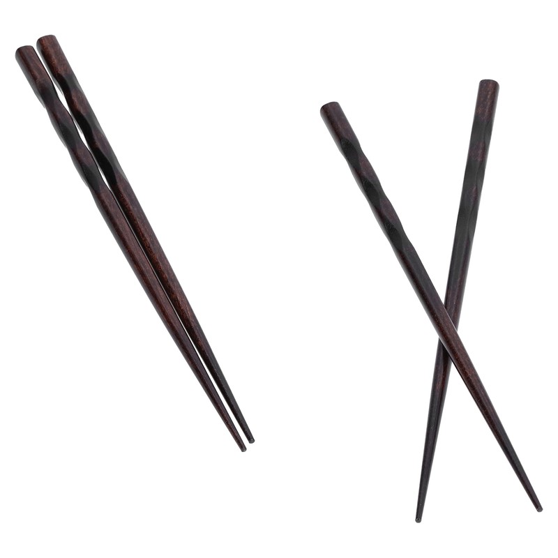 5Pairs Chopsticks Simple Reusable Wooden Pointed Chopsticks Natural Environmentally Friendly