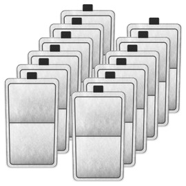 SAMANIJA 12-Pack Filter Cartridge Replacement for Top Fin PF-S Silenstream PF10 Power Filters