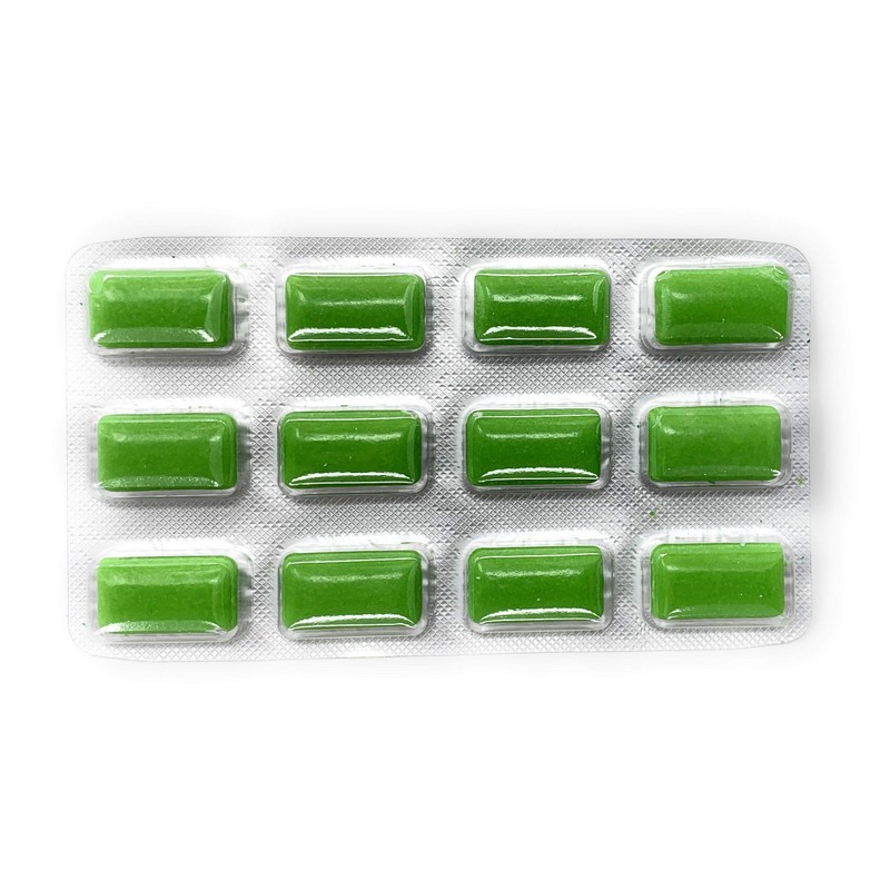 Clorets Plus Sugarless Gum 12pk–Mint Flavor (12 pieces of gum