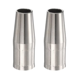 HARFINGTON 2pcs Mig Welding Gun Nozzle 1/2" Orifice KP3075-1-50F Gas Welding Gun Nozzle Copper Nickel Plating Welding Gun Accessory for PRO 100L/175L MIG Gun