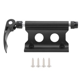 Jenngaoo Bike Fork Mount, Quick Release Fork Mount Truck Bicycle Carrier, Bicycle Block Front Fork Fixed Clip Luggage Holder Rack for Truck/Trailer/Bikes(Black)