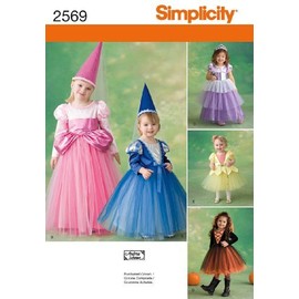 Simplicity Sewing Pattern 2569 Toddler and Child Costumes, BB (4-5-6-7-8) by Simplicity Creative Group Inc - Patterns