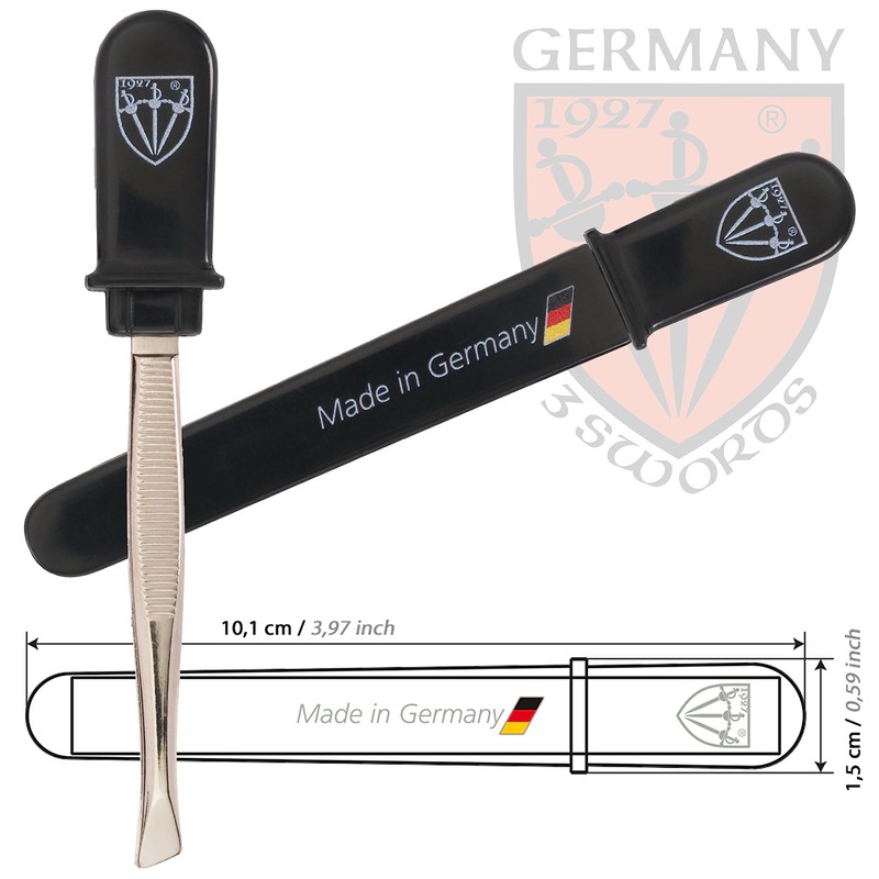 3 Swords Germany Brand Quality Pocket Tweezers for Hair Removal