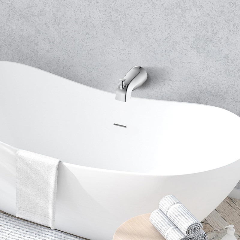 Gold Hao The Bathroom Universal Slip-On Tub Spout with Diverter