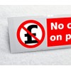 No Cash Left on Premises Sticker Waterproof Outdoor Vinyl Sticker